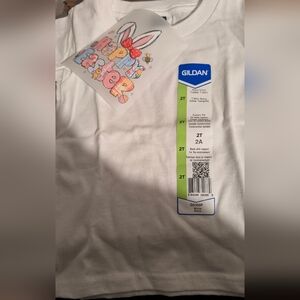 Gildan Classic White Kids Tee Size 2T Handcrafted